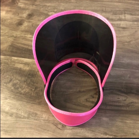 New UV Face Shield Visor Headband in Hot Pink - Picture 3 of 3